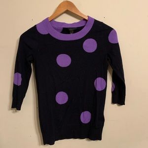J. Crew polka dot tippi sweater